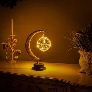 Enchanted Lunar Lamp - Warm, Comforting Glow, Perfect for Any Room, Moon Lamp, Warm Lamp, Desk Lamp